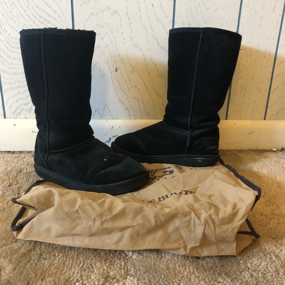 UGG Australia Black Classic Tall Boots